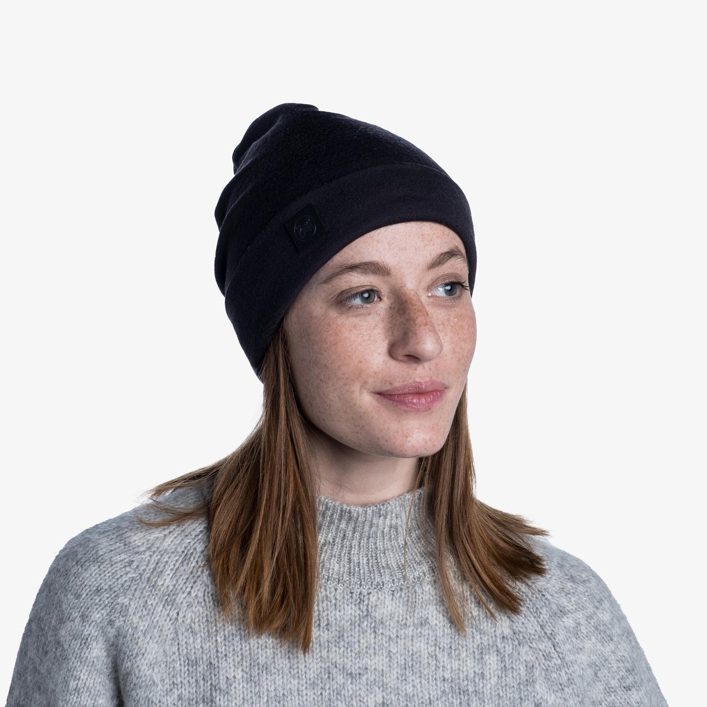 BUFF Unisex Black Heavyweight Merino Wool Beanie