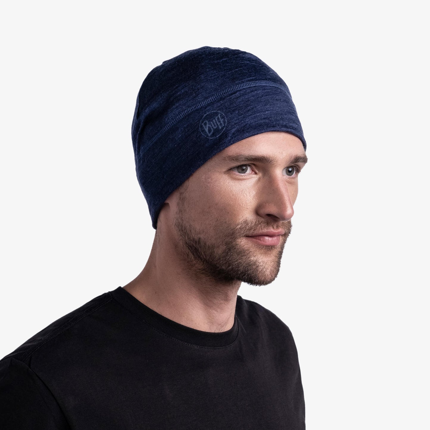 BUFF Unisex Blue Lightweight Merino Wool Beanie