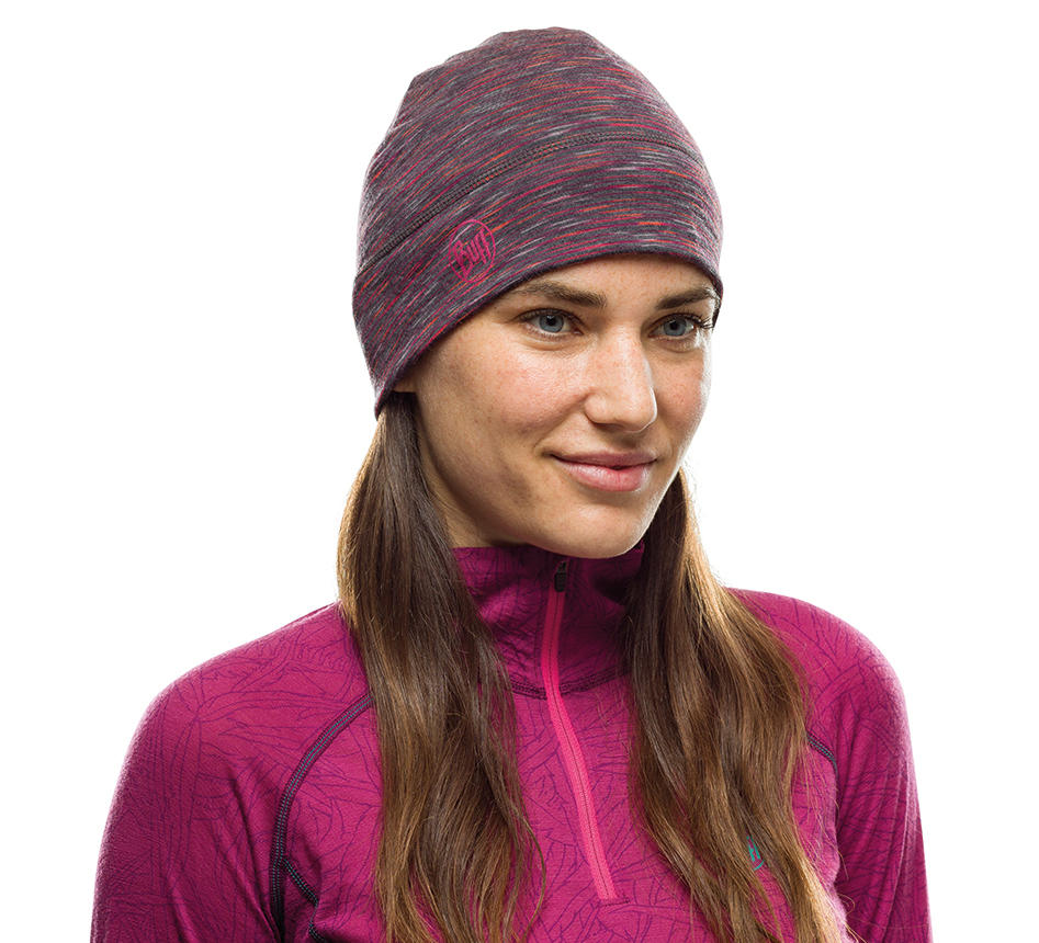 BUFF Unisex Grey Lightweight Merino Wool Beanie