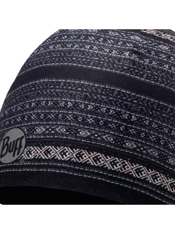 BUFF Unisex Black Microfiber & Polar Primaloft Beanie