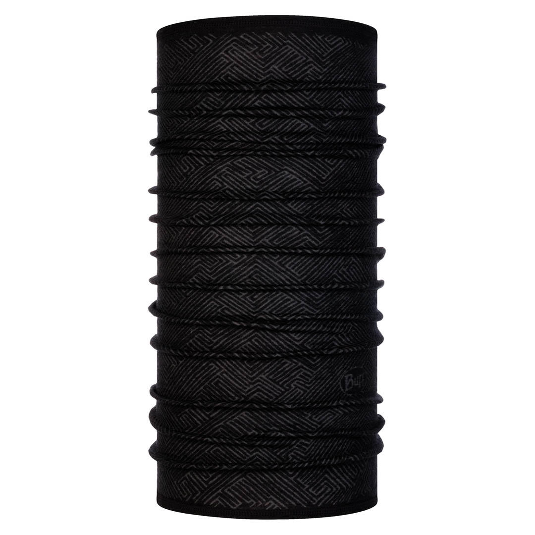 BUFF Unisex Black Lightweight Merino Wool Tubular