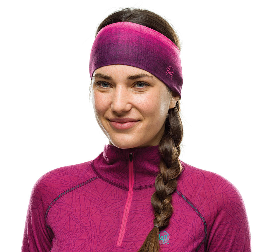 BUFF Unisex Pink Coolnet UV HeiQ Cooling Headband