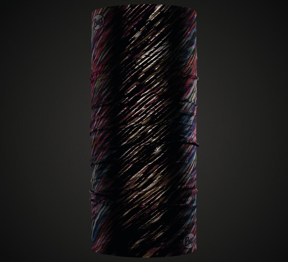 BUFF Unisex Multicolor Reflective HeiQ Cooling Tubular