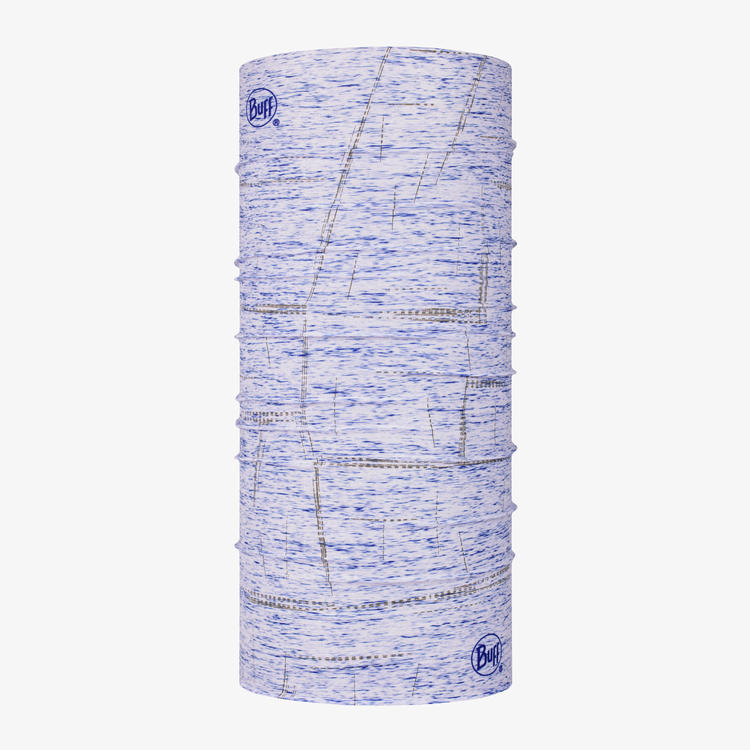 BUFF Unisex White Reflective Heather Lavender Performance Sun Protection