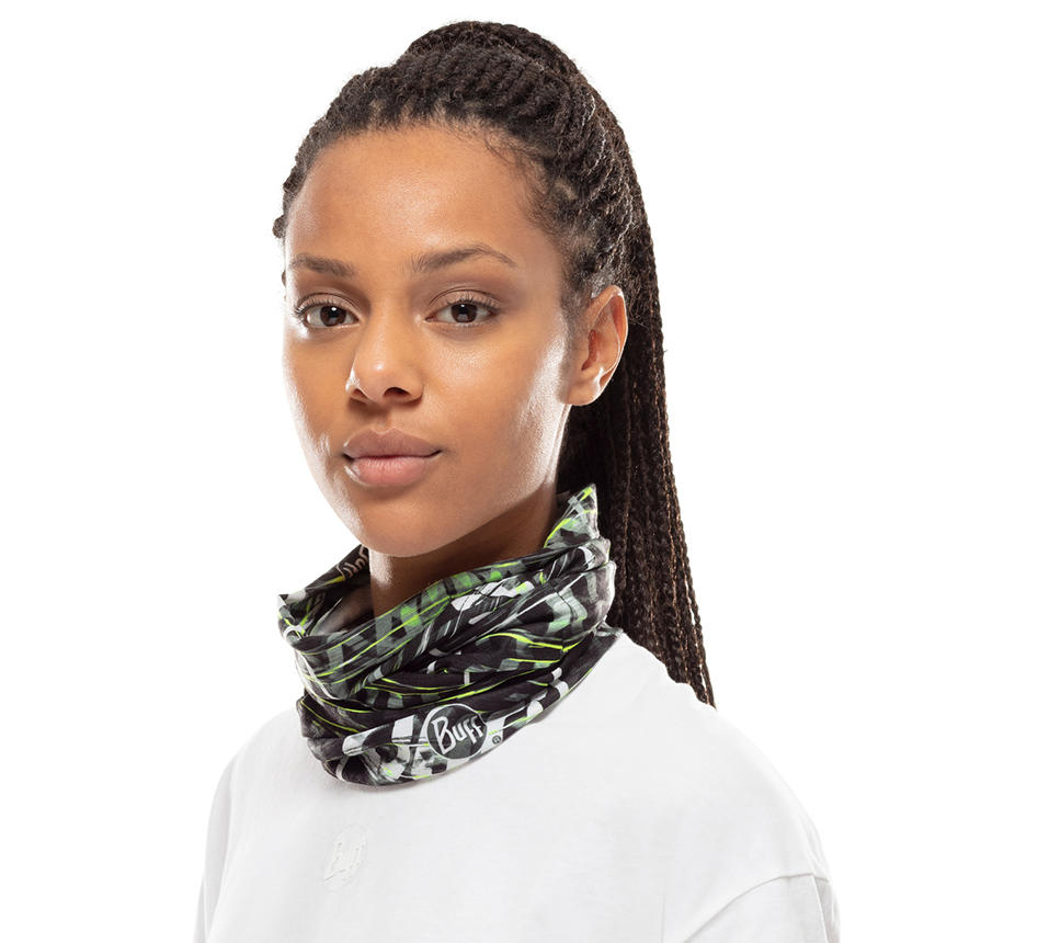 BUFF Unisex Black Coolnet UV HeiQ Cooling Tubular