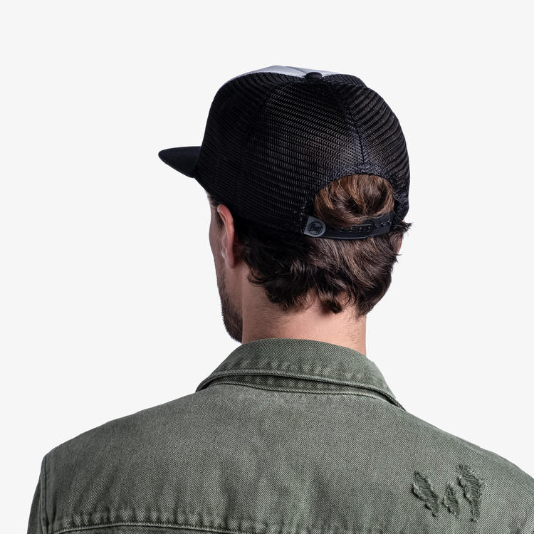 BUFF Unisex Black Trucker Wicking Cap
