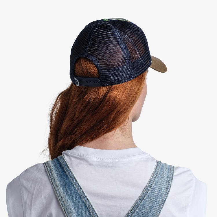 BUFF Unisex Black Trucker Wicking Cap