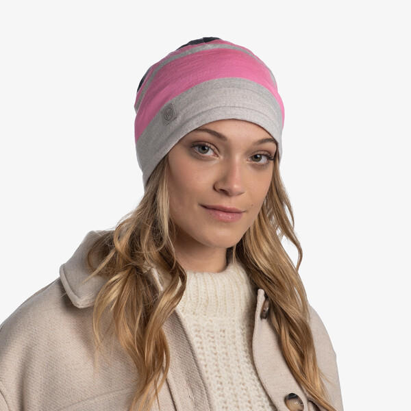 BUFF Unisex Grey Merino Move Beanie