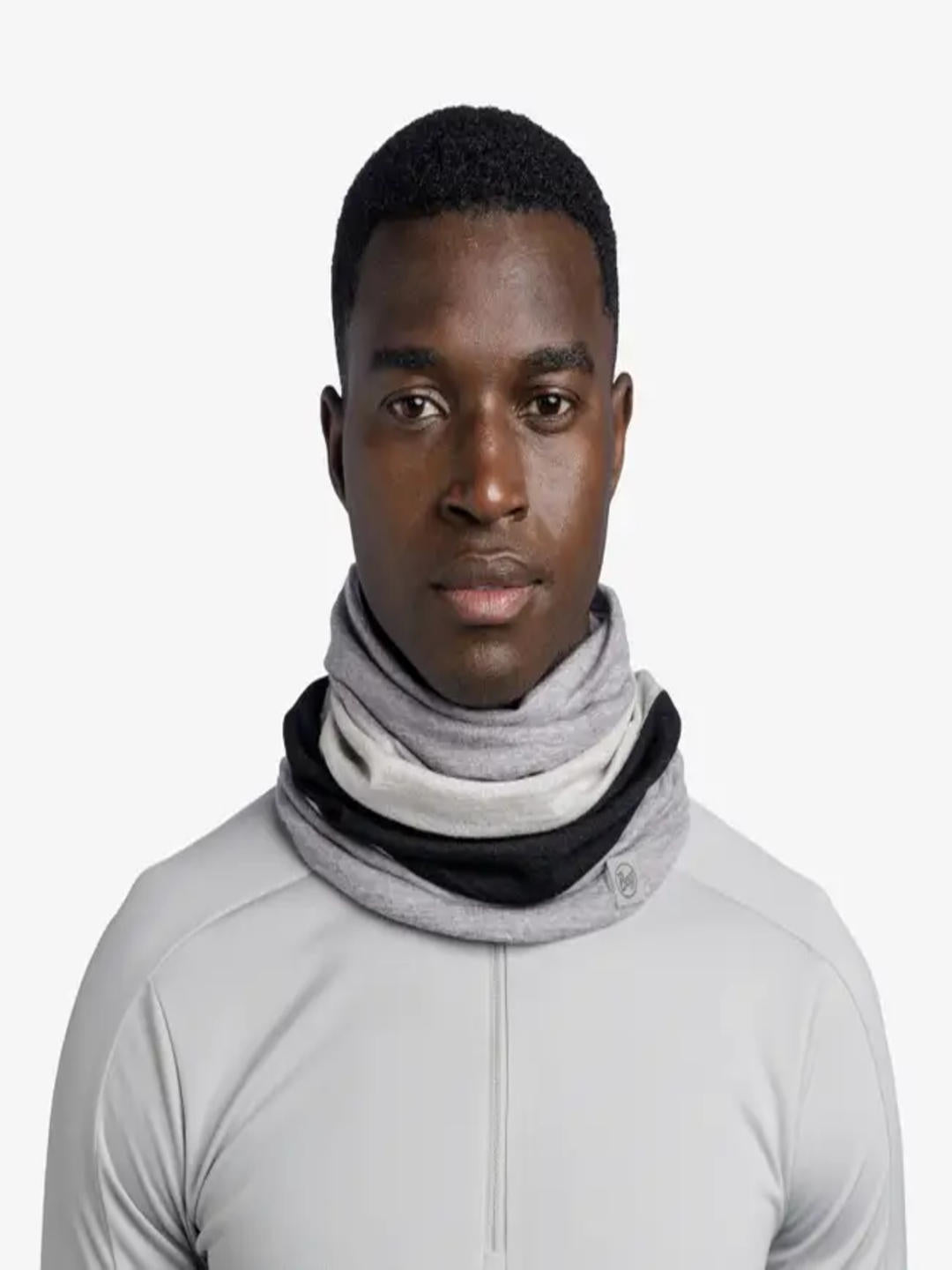 BUFF Unisex Grey Merino Move Tubular
