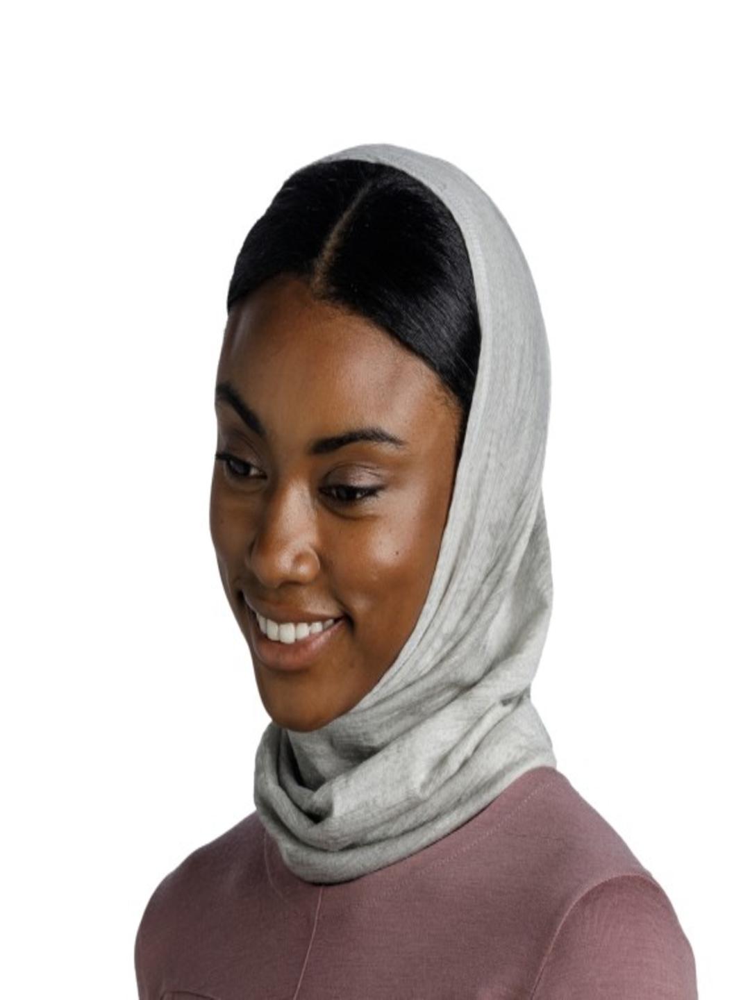 BUFF Unisex Grey Lightweight Merino Wool Tubular