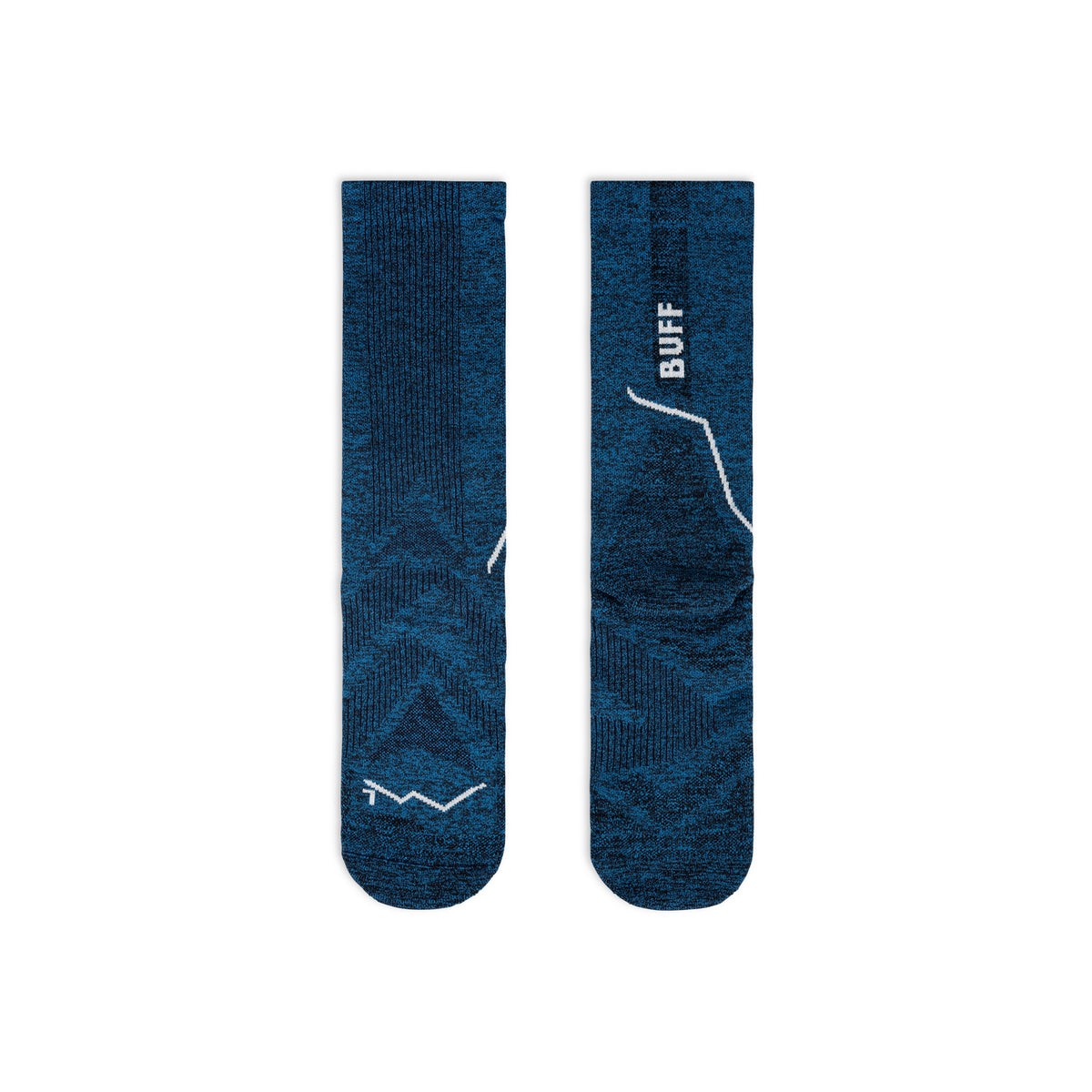 BUFF Unisex Blue Merino Lightweight Crew Socks