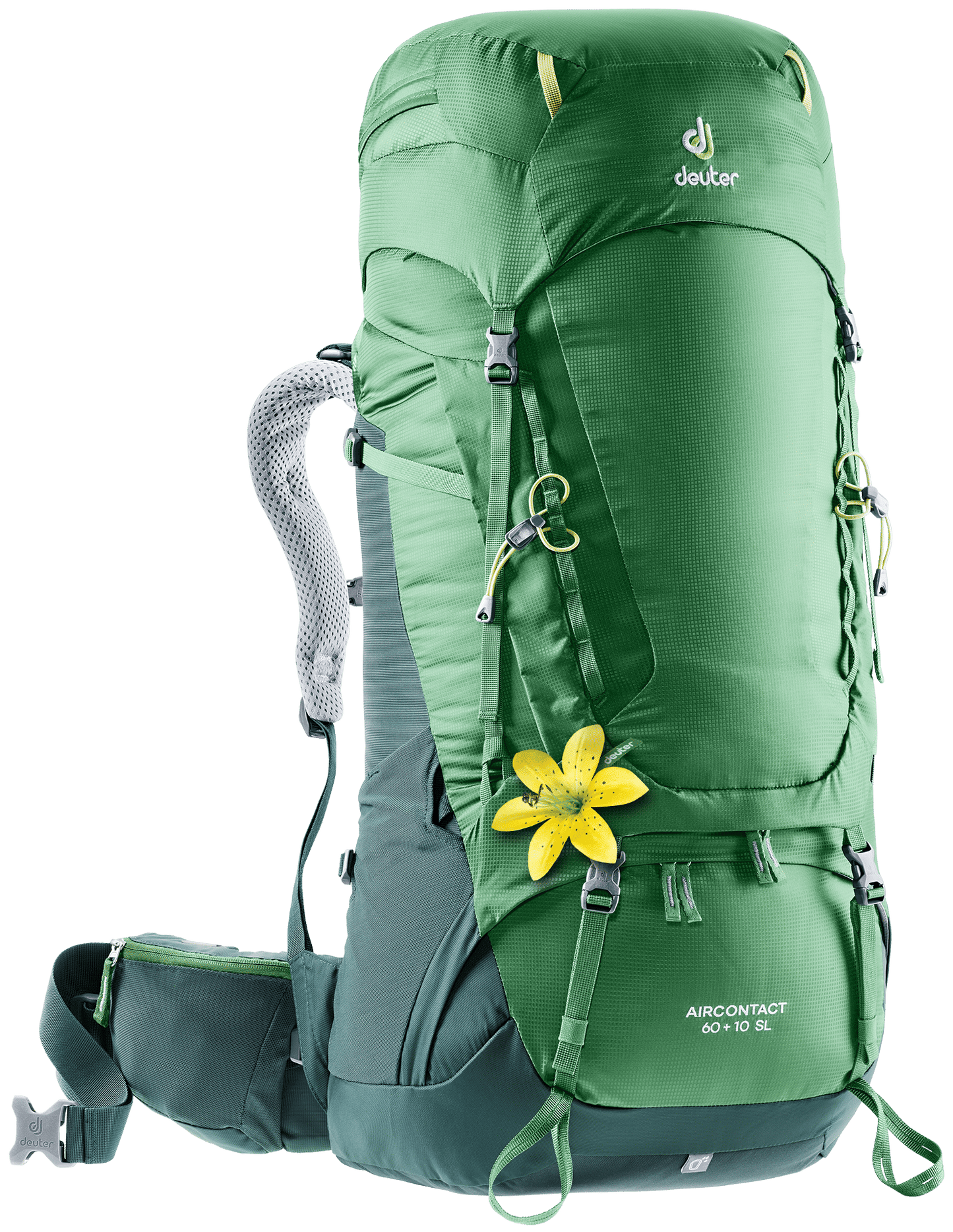 Deuter Unisex Green Aircontact 60 + 10 SL
