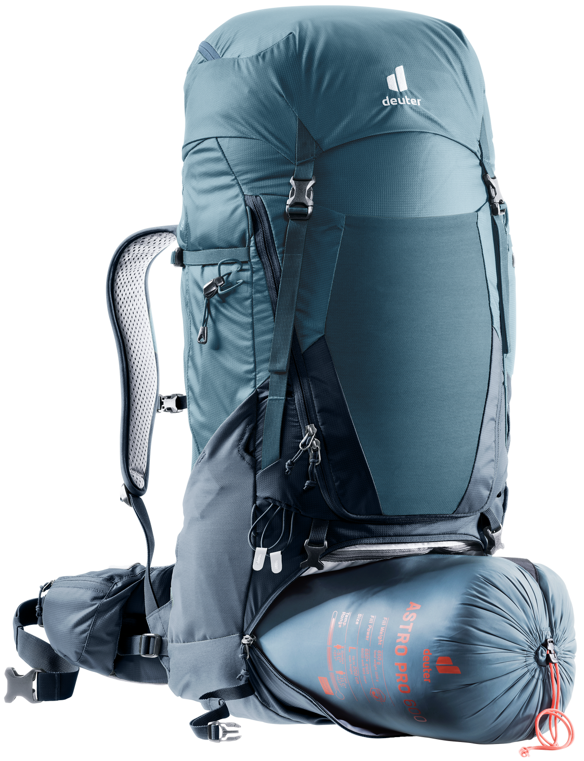 Deuter Unisex Blue Futura Air Trek 50 + 10
