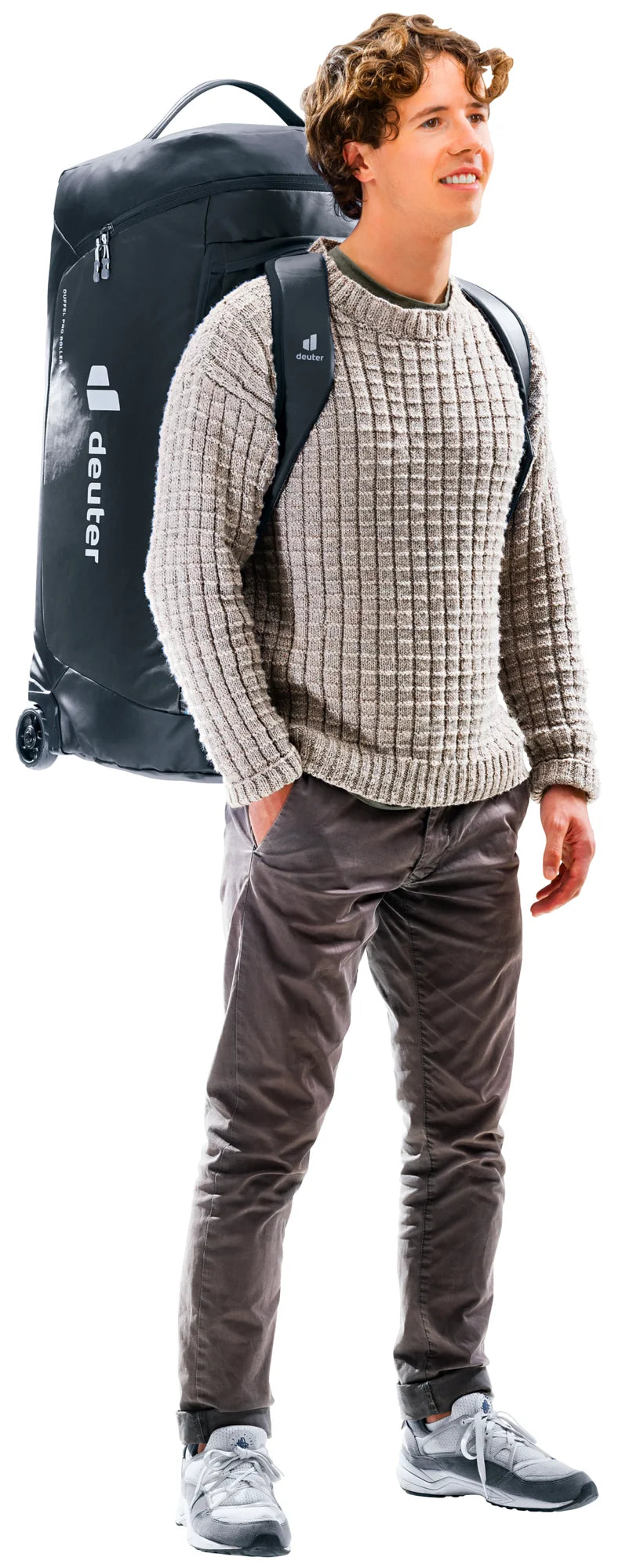 Deuter Unisex Black Duffel Pro Roller 90L