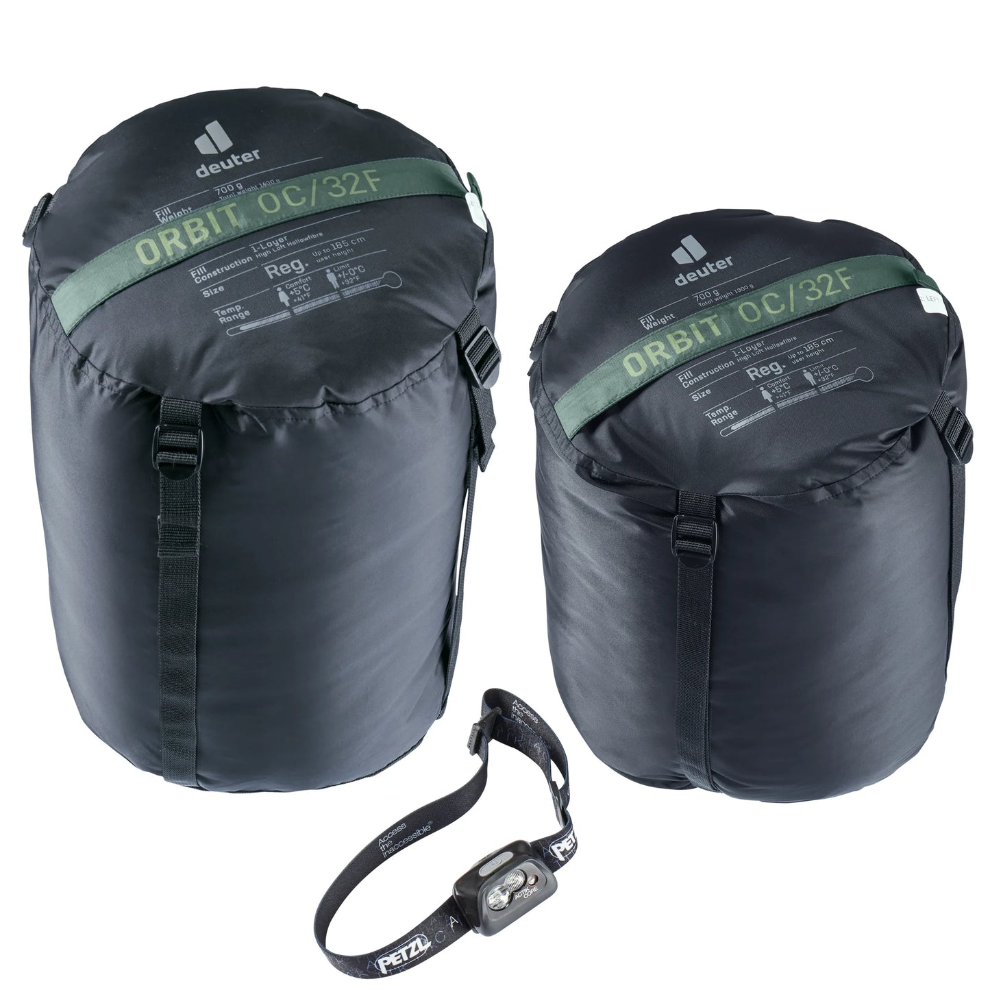 Deuter Unisex Green Orbit 0C/32F Sleeping Bag