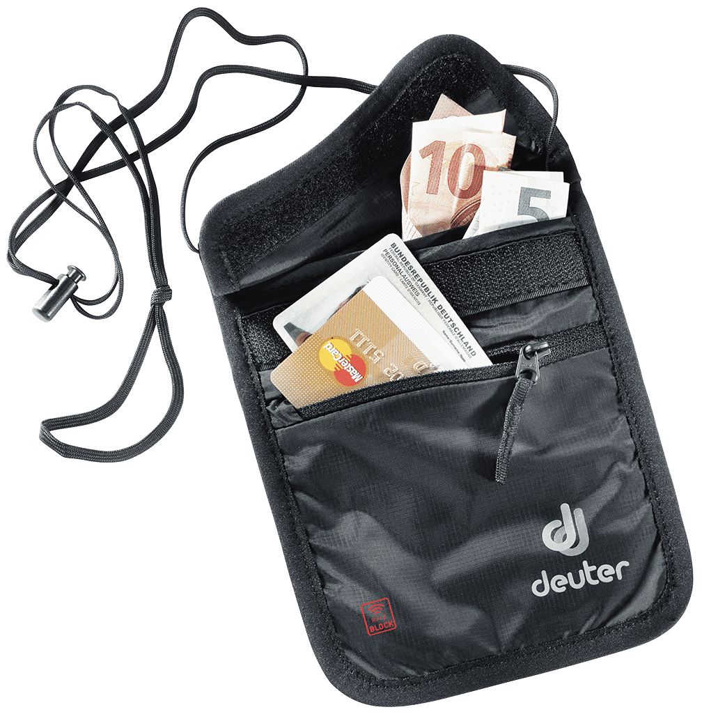 Deuter Unisex Black Security Wallet II RFID BLOCK