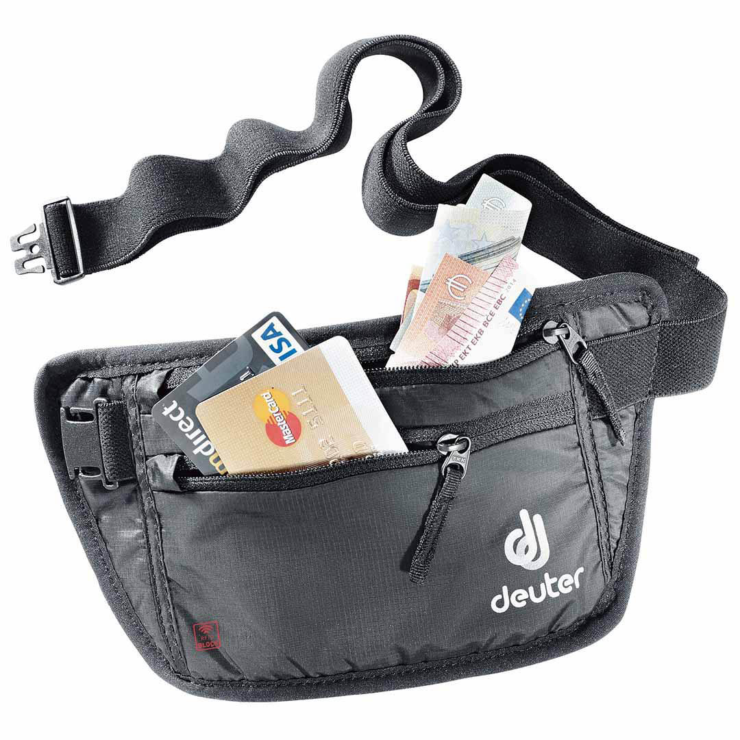 Deuter Unisex Black Security Money Belt I RFID BLOCK