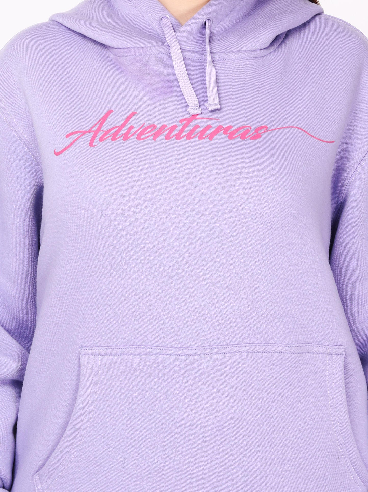 Adventuras Women Purple LIGHTENING HOODED SWEATSHIRT