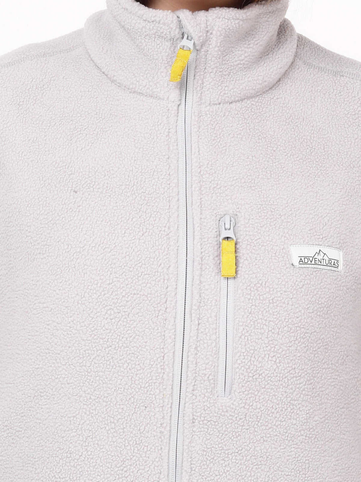 Adventuras Women Grey MASSIF FLEECE JACKET