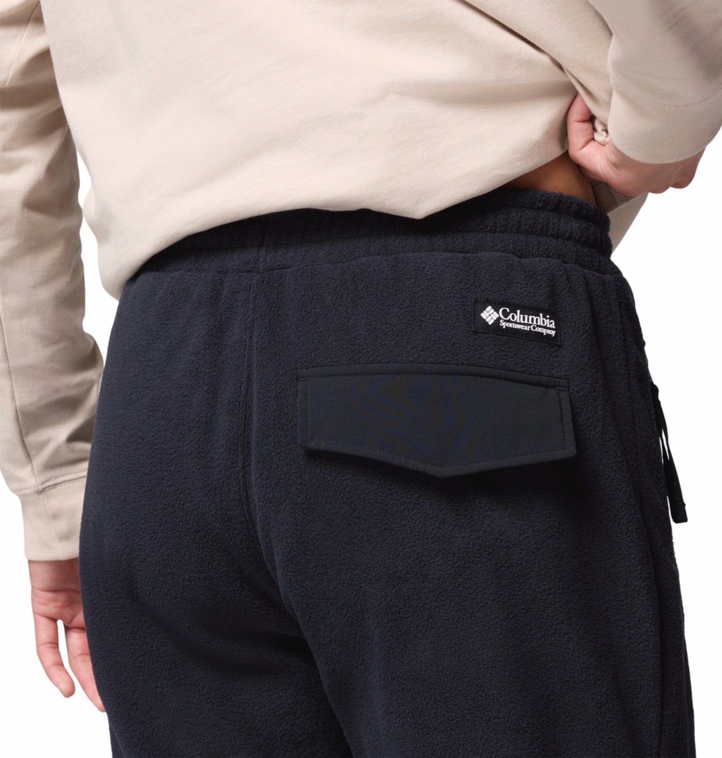 Columbia Men Black Sequoia Grove Fleece Jogger