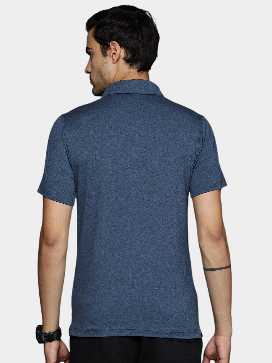 Columbia Men’s Navy Blue Omni-Wick Tech Trail Polo Shirt - Stylish Moisture Control
