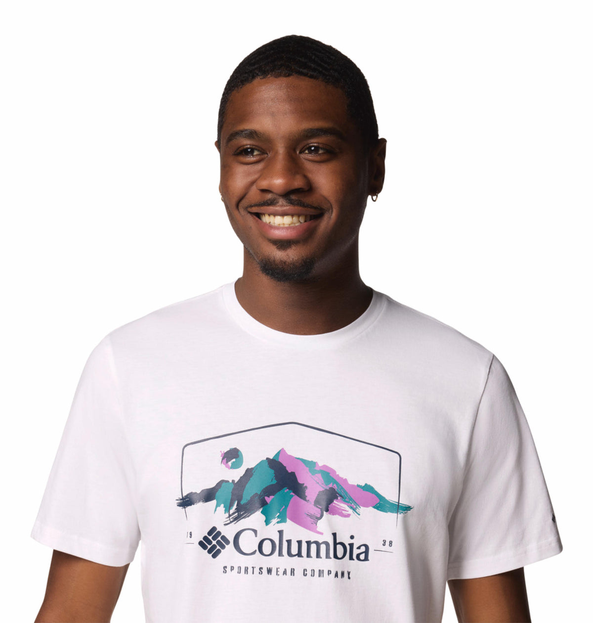 Columbia Men White Path Lake Graphic Tshirt