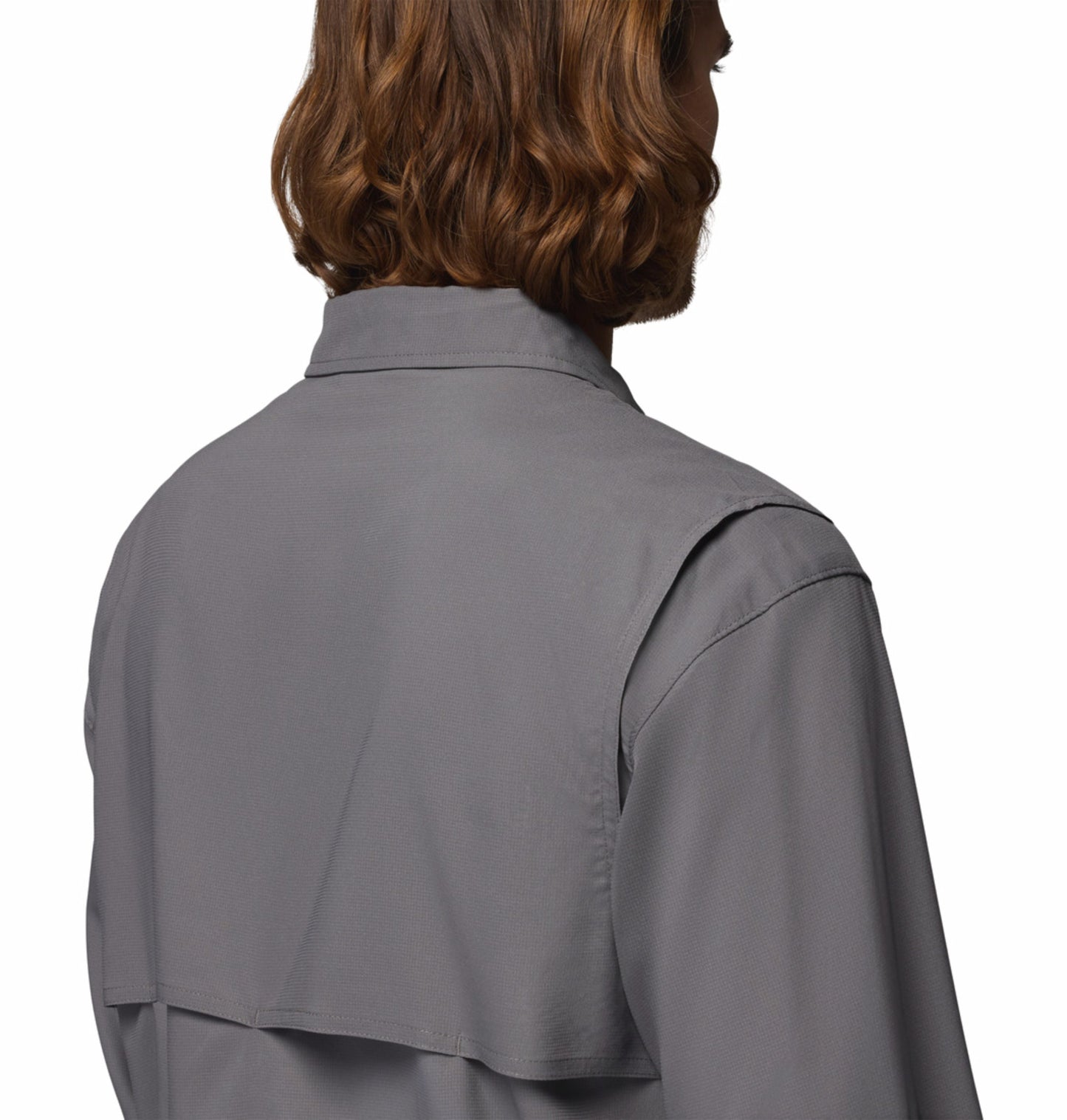 Columbia Men's Grey Omni-Shade Silver Ridge Utility II Long Sleeve Shirt
