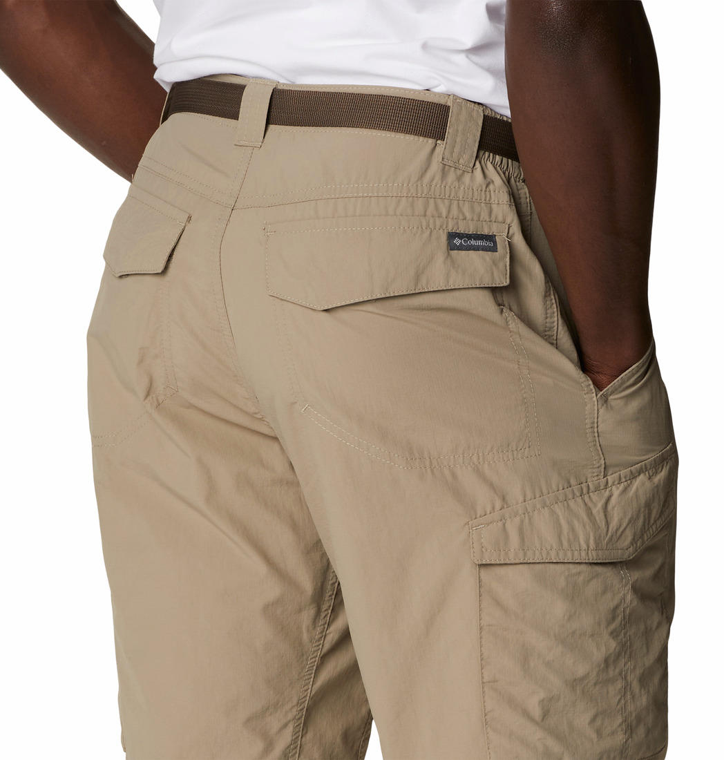 Columbia Men's Beige Omni-Shade Silver Ridge Cargo Shorts With Sun Protection