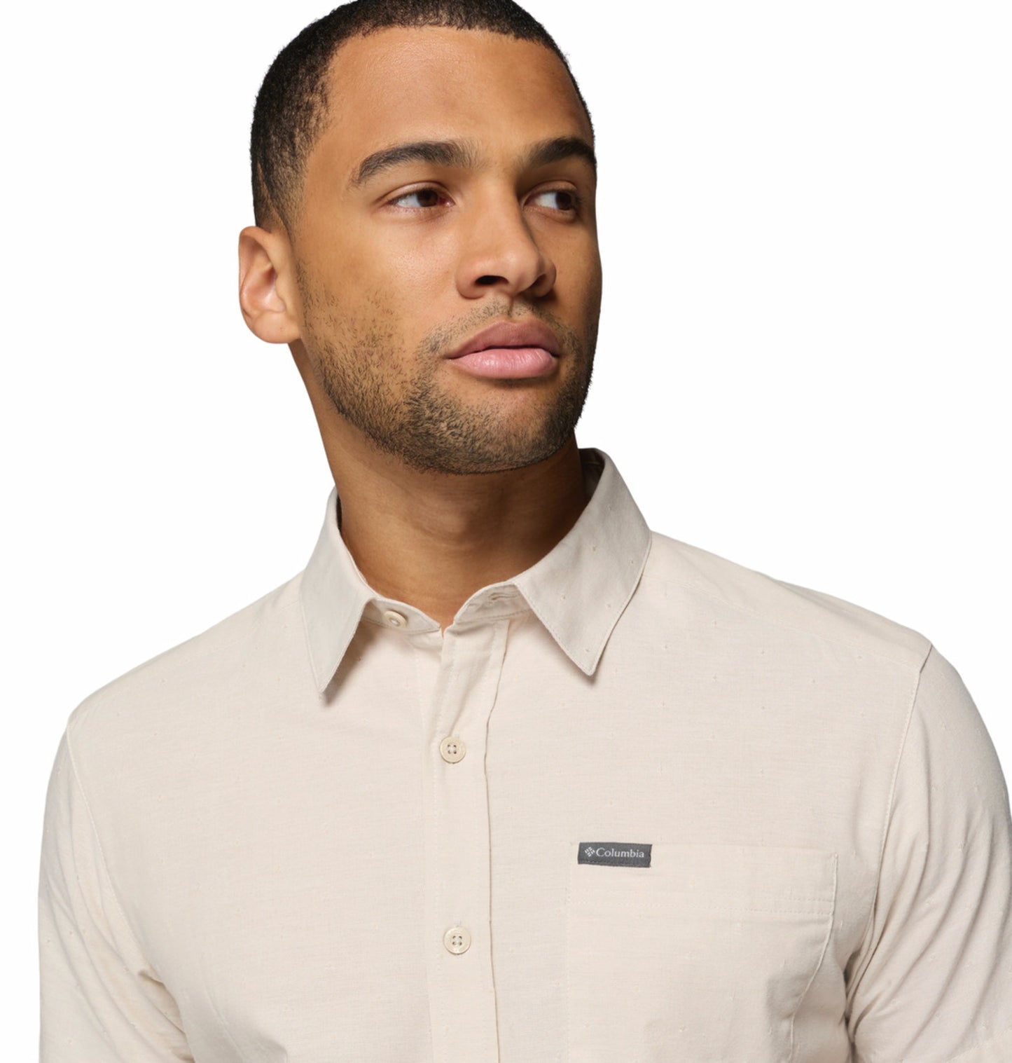 Columbia Men’s Omni-Wick Rapid Rivers Short Sleeve Shirt - Beige