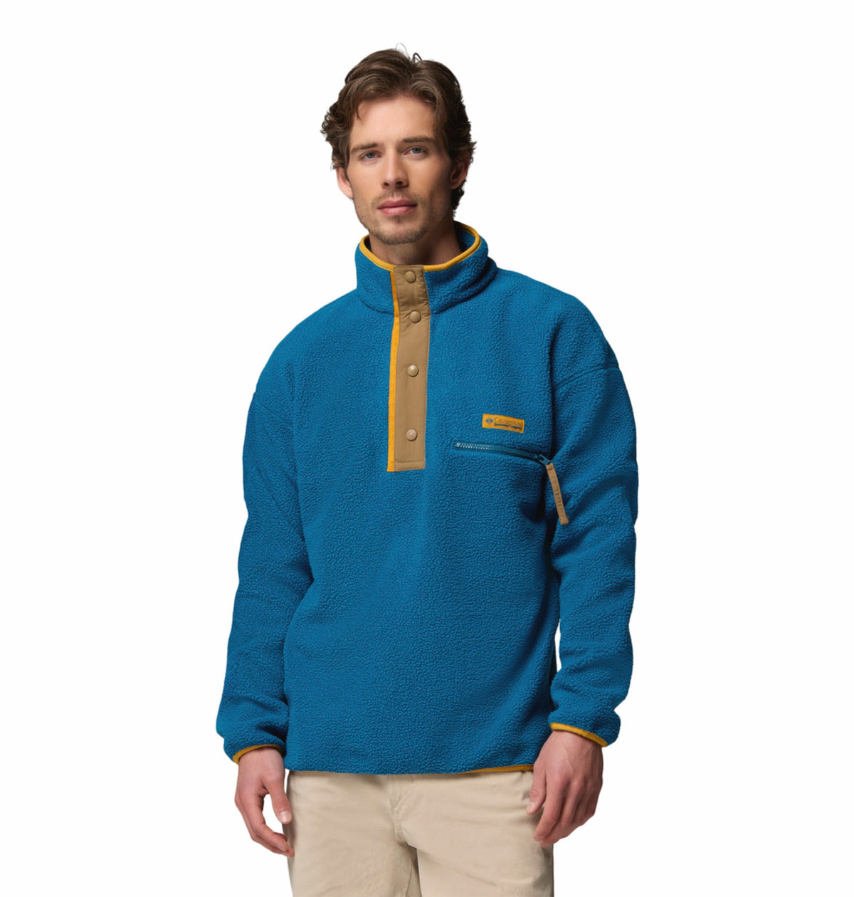 men blue helvetia ii pullover
