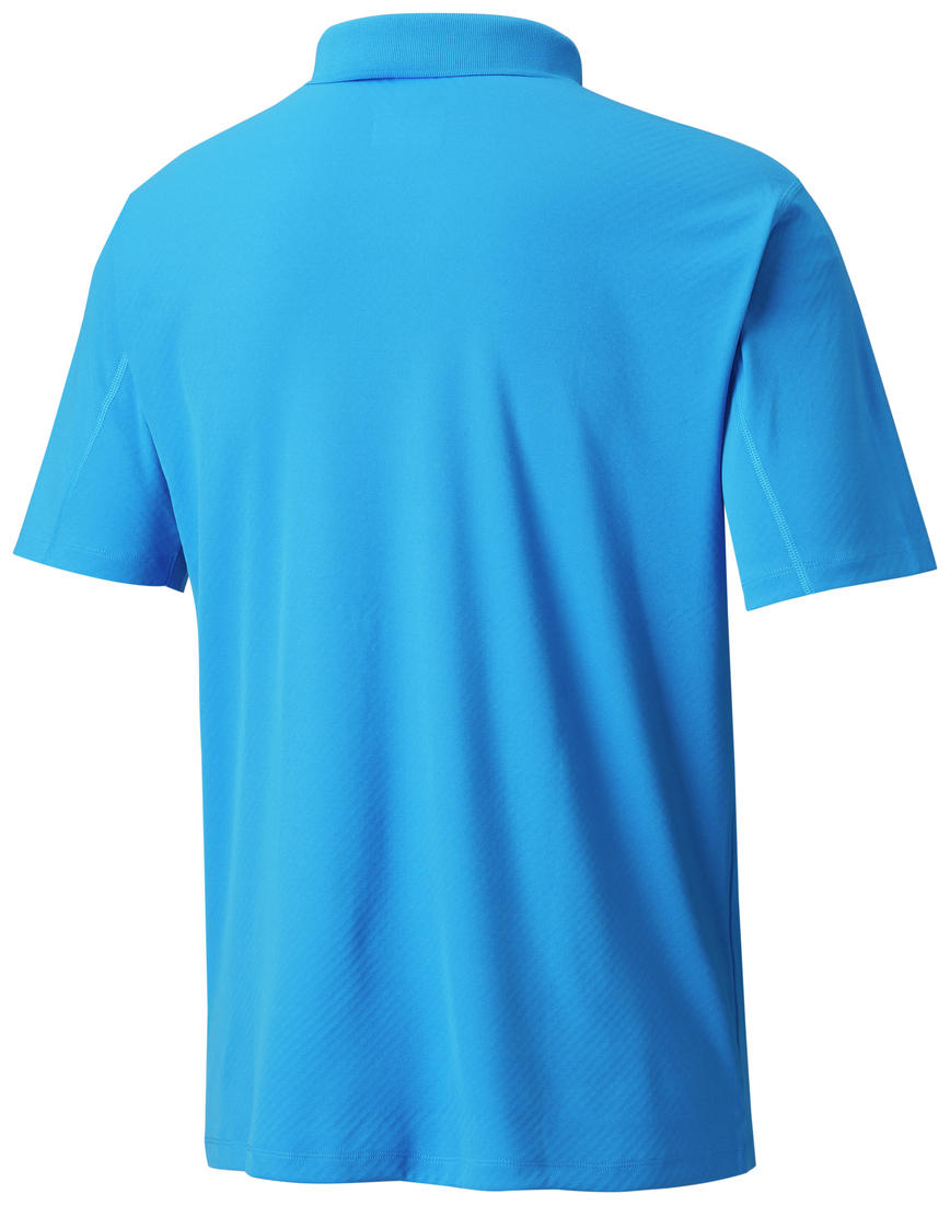 Columbia Men’s Blue Zero Rules Polo Shirt with Sun Protection