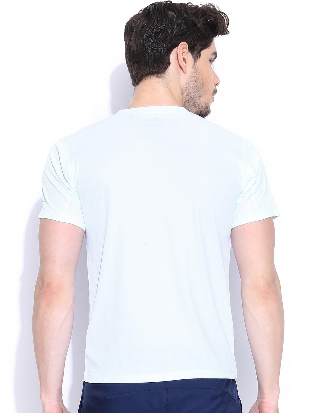 A Men Wearing Columbia Men White Zero Rules Short Sleeve Shirt (Sun Protection)