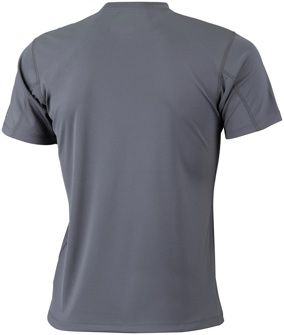 Columbia Men’s Grey Zero Rules Sun Protection Short Sleeve Graphic Shirt