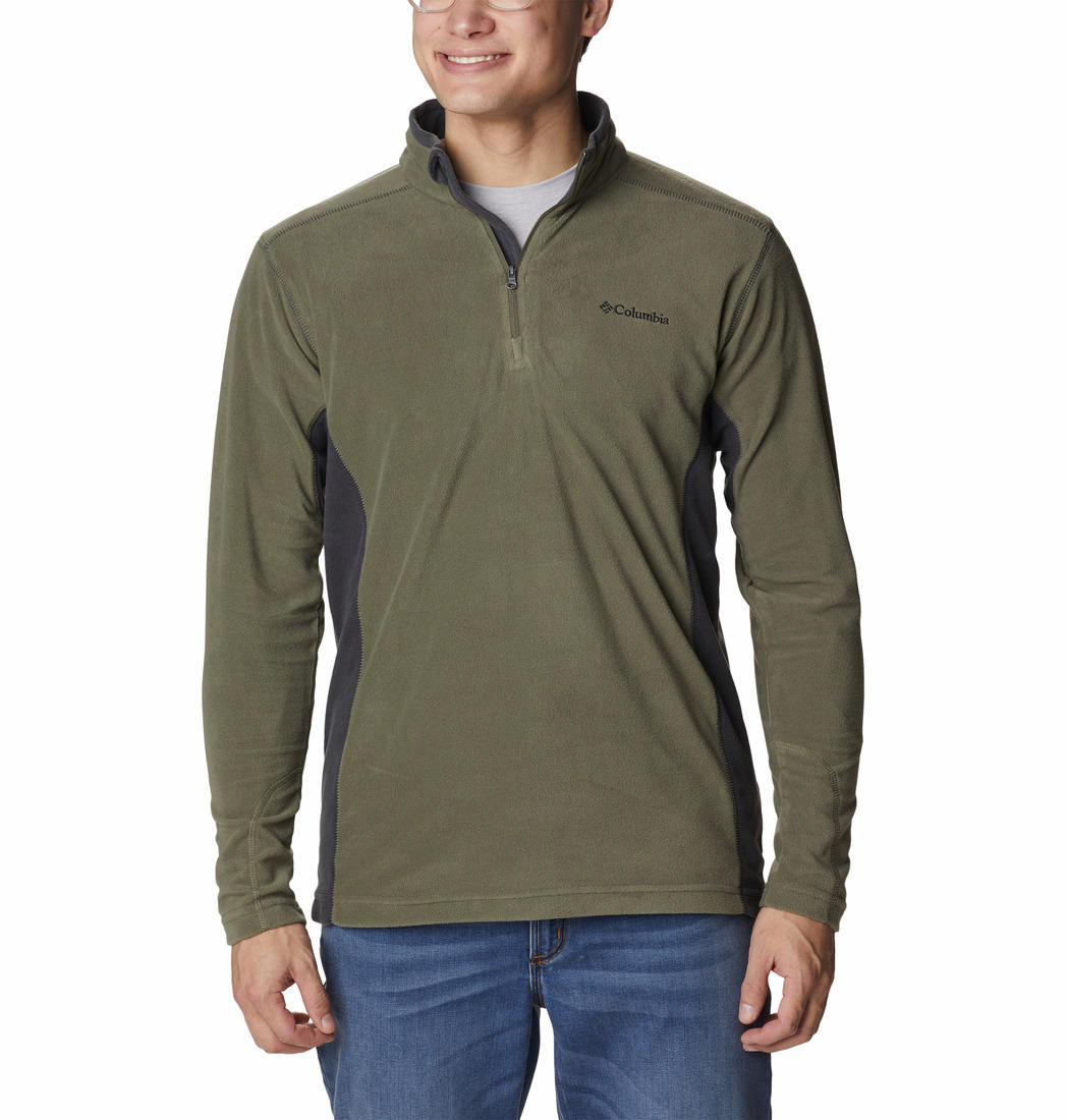 Columbia Men Green Klamath Range II Fleece Jacket