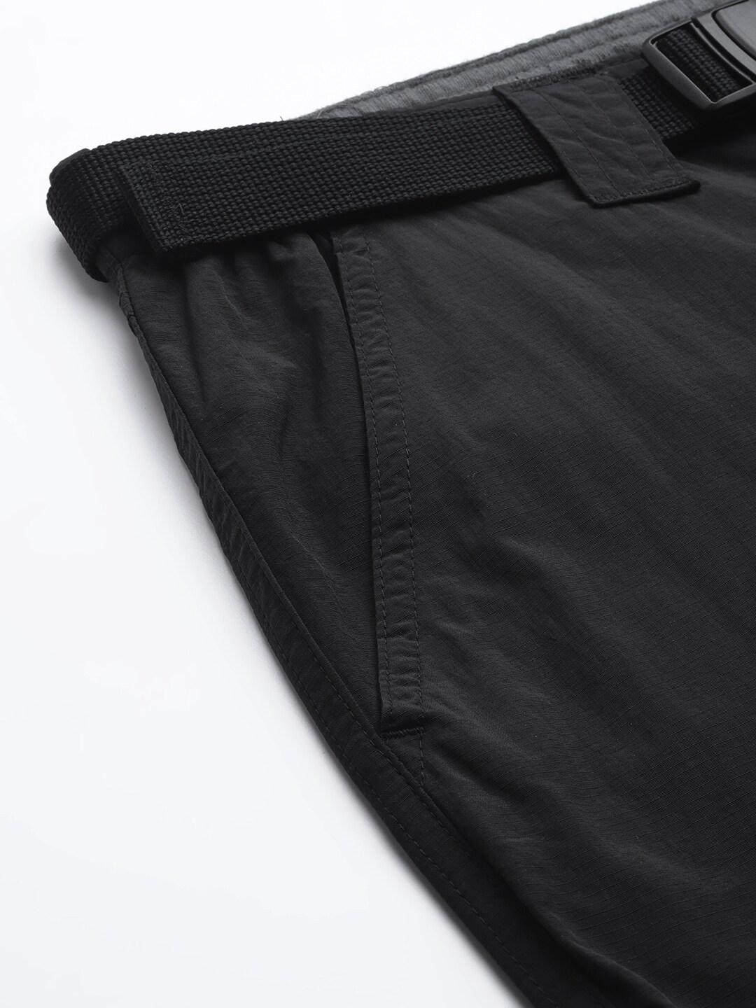Columbia Men Black Omni-Wick Silver Ridge Cargo Pant for Active Comfort