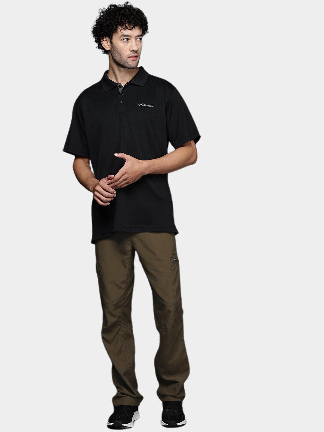 Columbia Men Olive Omni-Wick Silver Ridge Cargo Pant