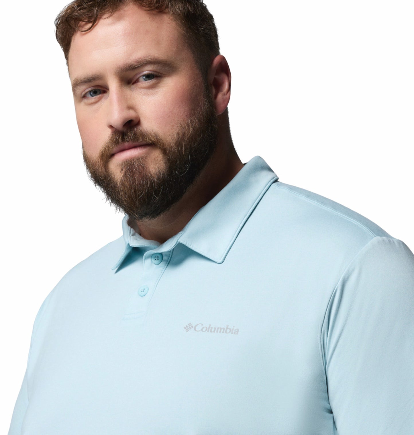 Columbia Men’s Blue Omni-Shade Parsons Point Polo Shirt