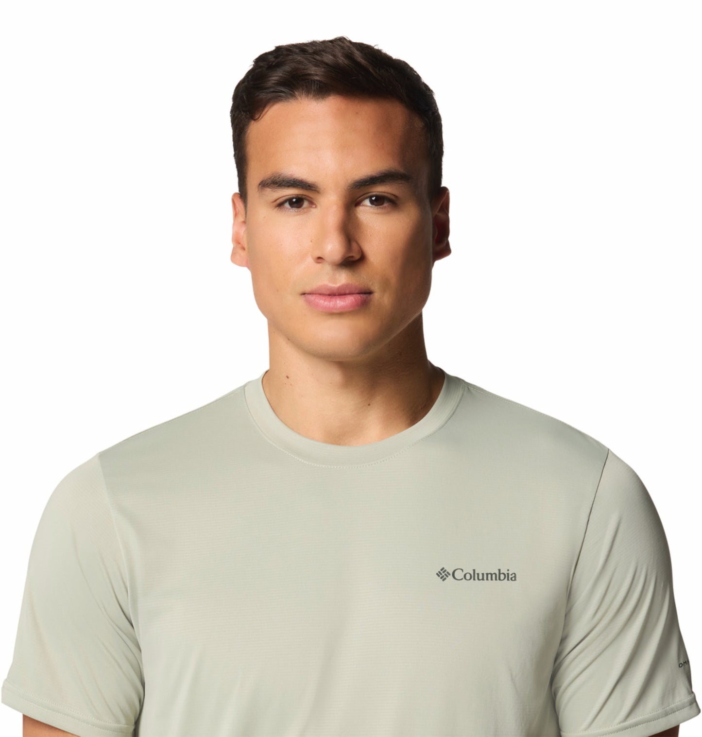 Columbia Men’s Green Omni-Wick Hiking T-Shirt for Outdoor Comfort