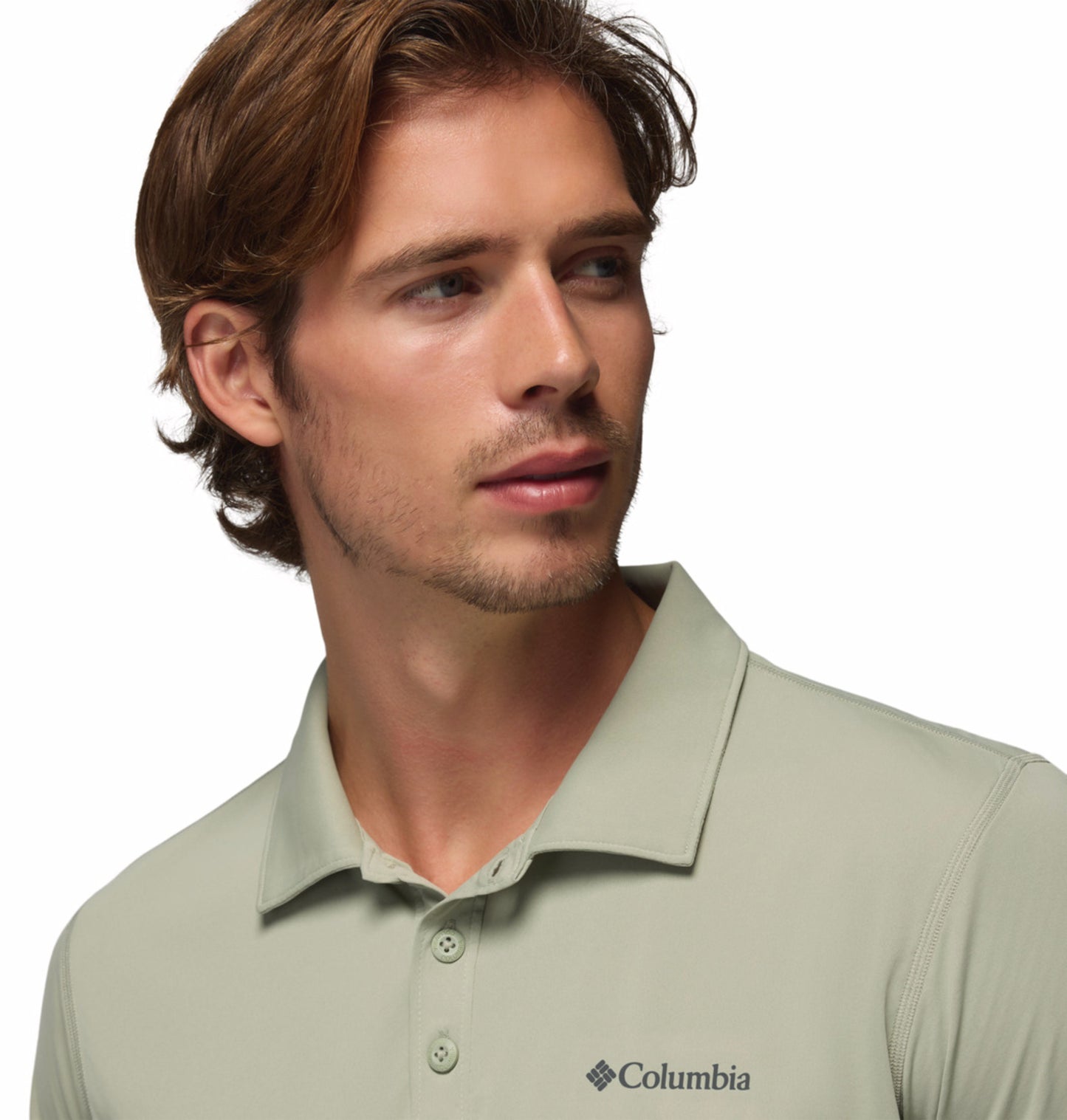 Columbia Men’s Green Omni-Freeze Zero Rules Polo Shirt