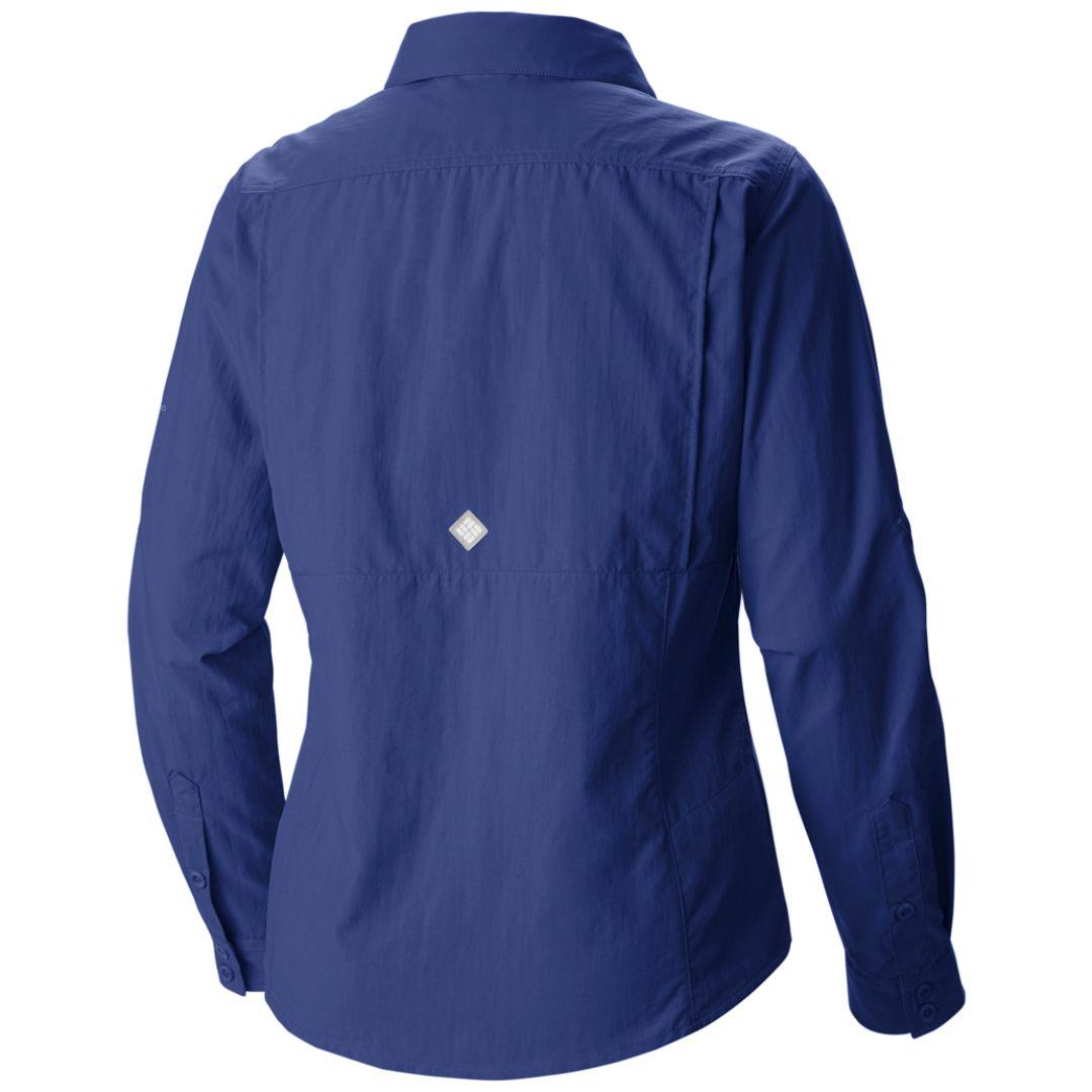 Columbia Women Purple Omni-Shield Cascades Explorer Shirt