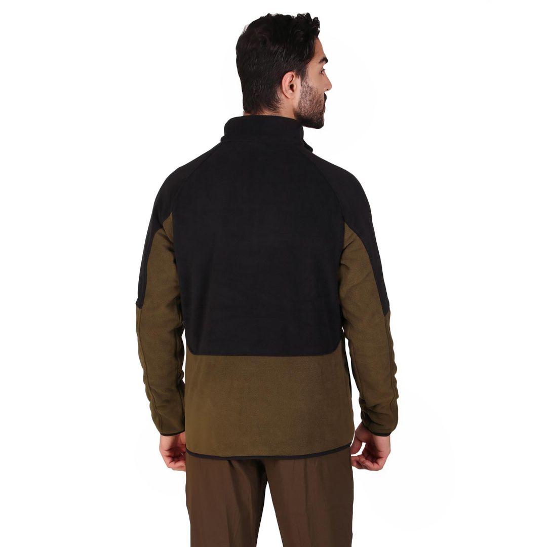 Columbia Men Olive Basin Trail Fleece Full Zip