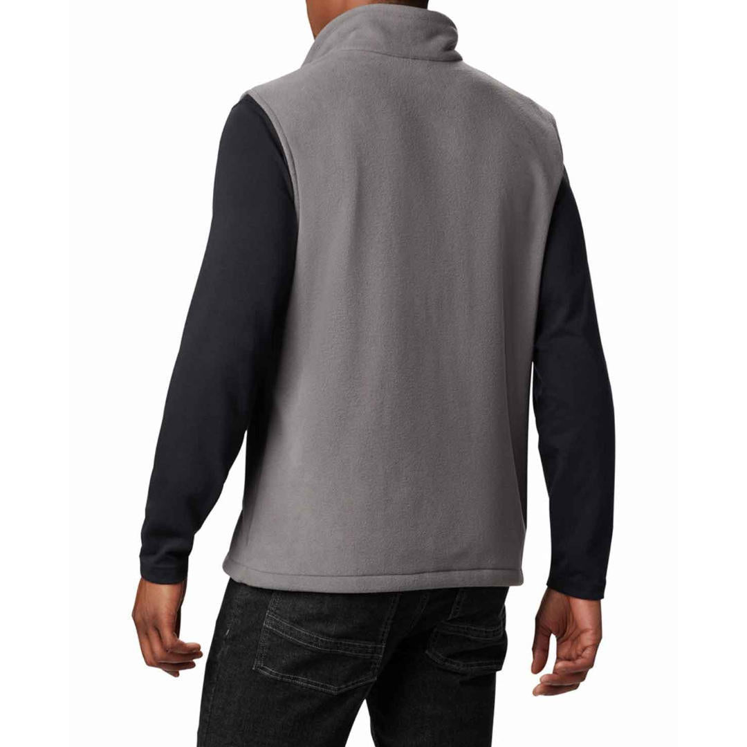 Columbia Men Grey Fast Trek Fleece Vest