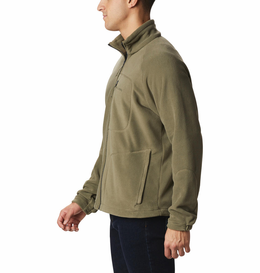 Columbia Men Green Fast Trek II Full Zip Fleece