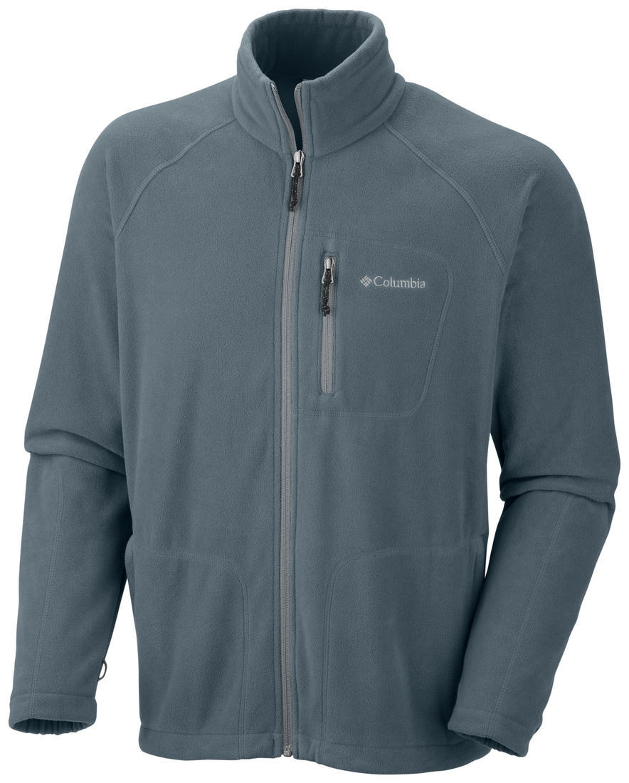 Columbia Men Blue Fast Trek II Full Zip Fleece