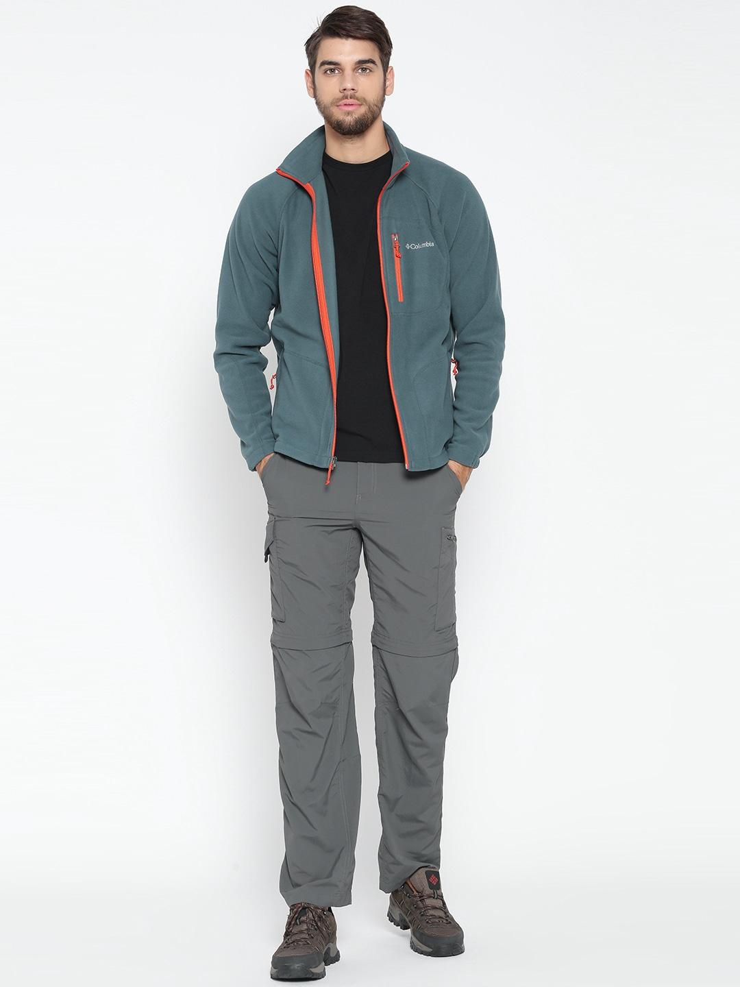 Columbia Men Blue Fast Trek II Full Zip Fleece