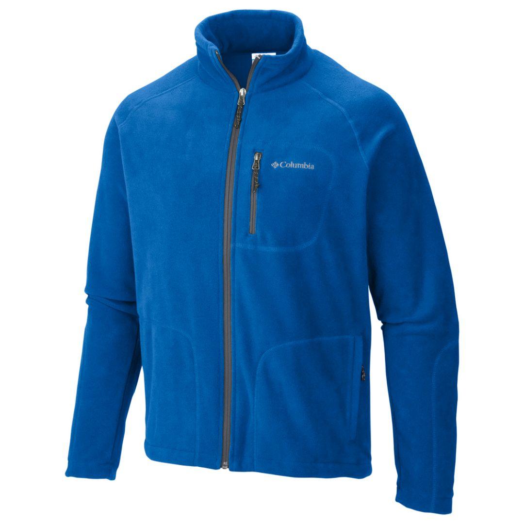 Columbia Men Blue Fast Trek II Full Zip Fleece