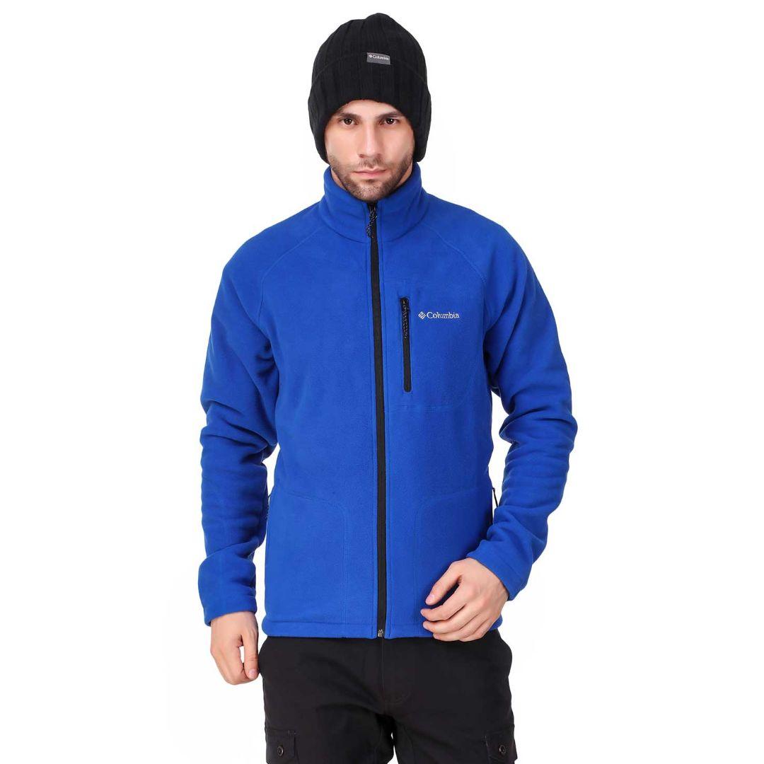 Columbia Men Blue Fast Trek II Full Zip Fleece