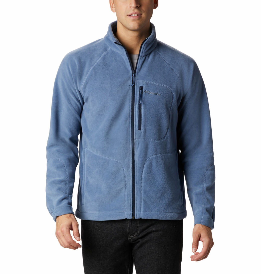 Columbia Men Blue Fast Trek II Fleece Jacket