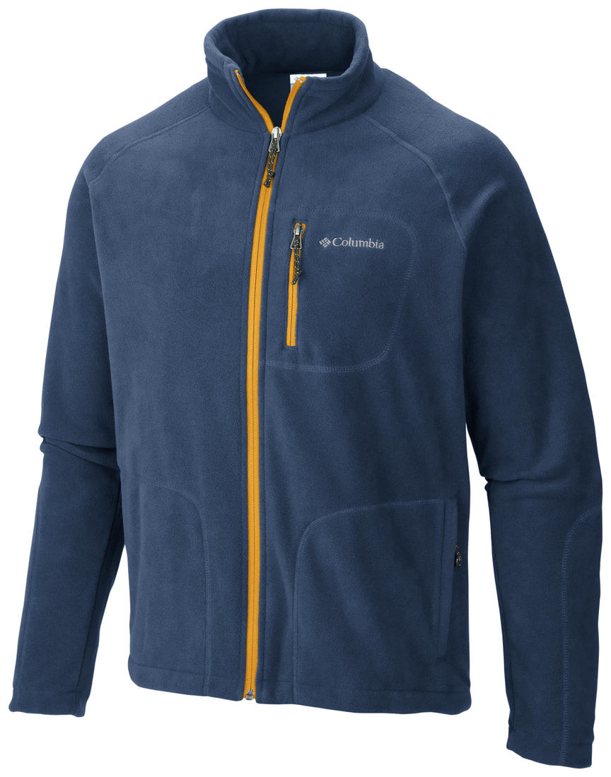 Columbia Men Blue Fast Trek II Full Zip Fleece