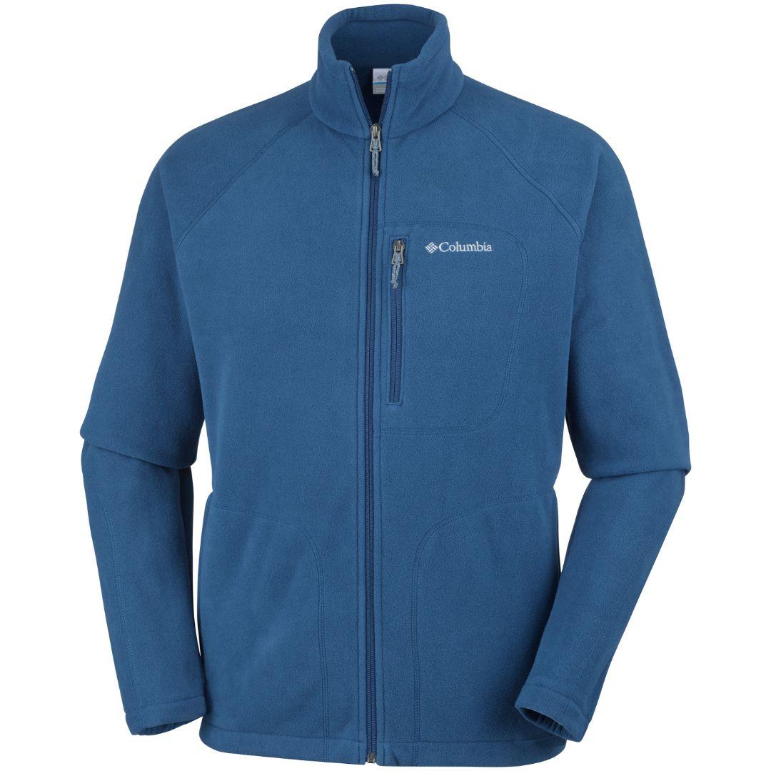 Columbia Men Blue Fast Trek II Full Zip Fleece